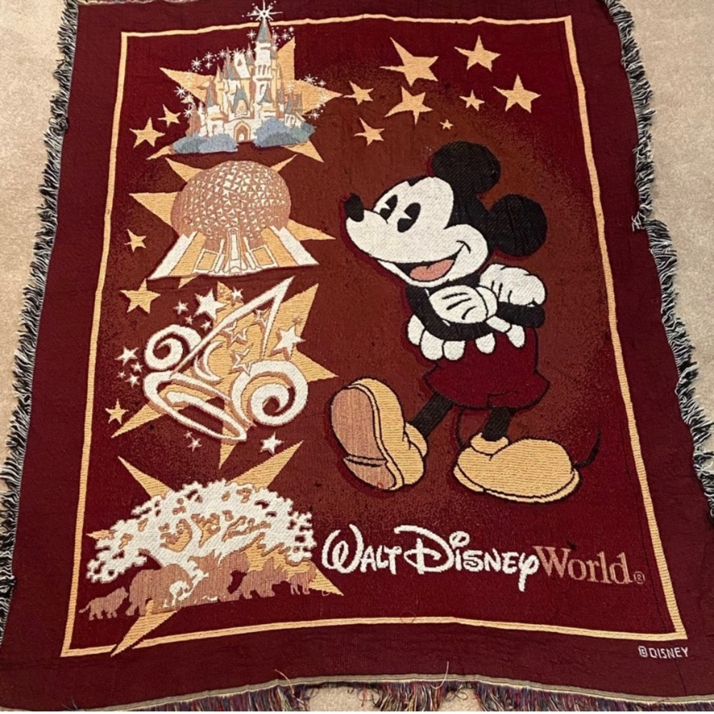 Walt Disney World throw blanket